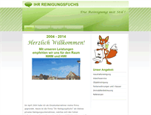 Tablet Screenshot of ihr-reinigungsfuchs.com